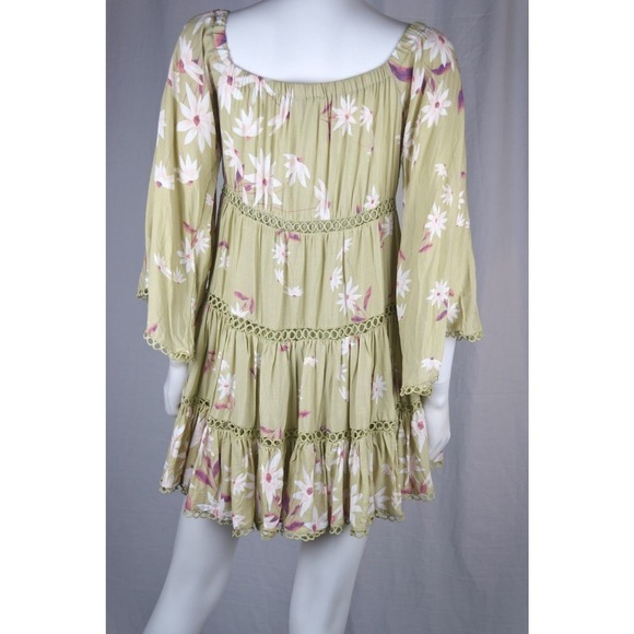 Jaase Off Shoulder Floral Boho Dress LT78R - Picture 1 of 12